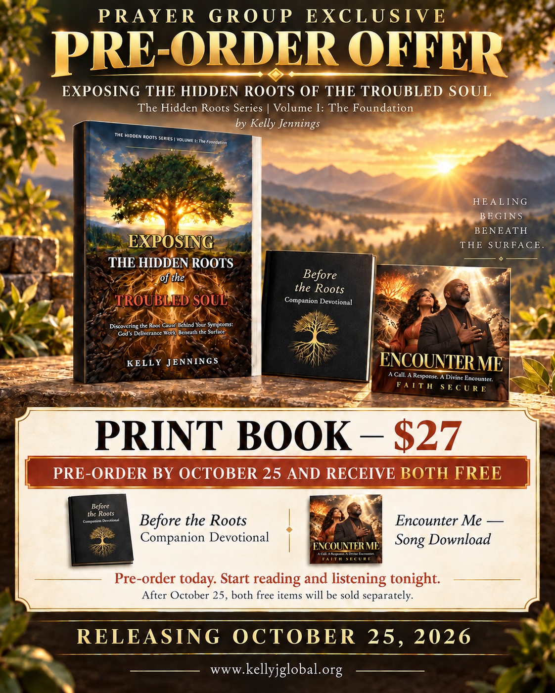 Prayer Group Exclusive Pre-order Offer - Exposing the Hidden Roots of the Troubled Soul